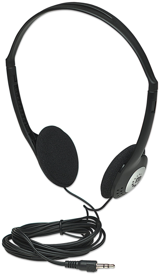 Cuffia Stereo con Auricolari Imbottiti